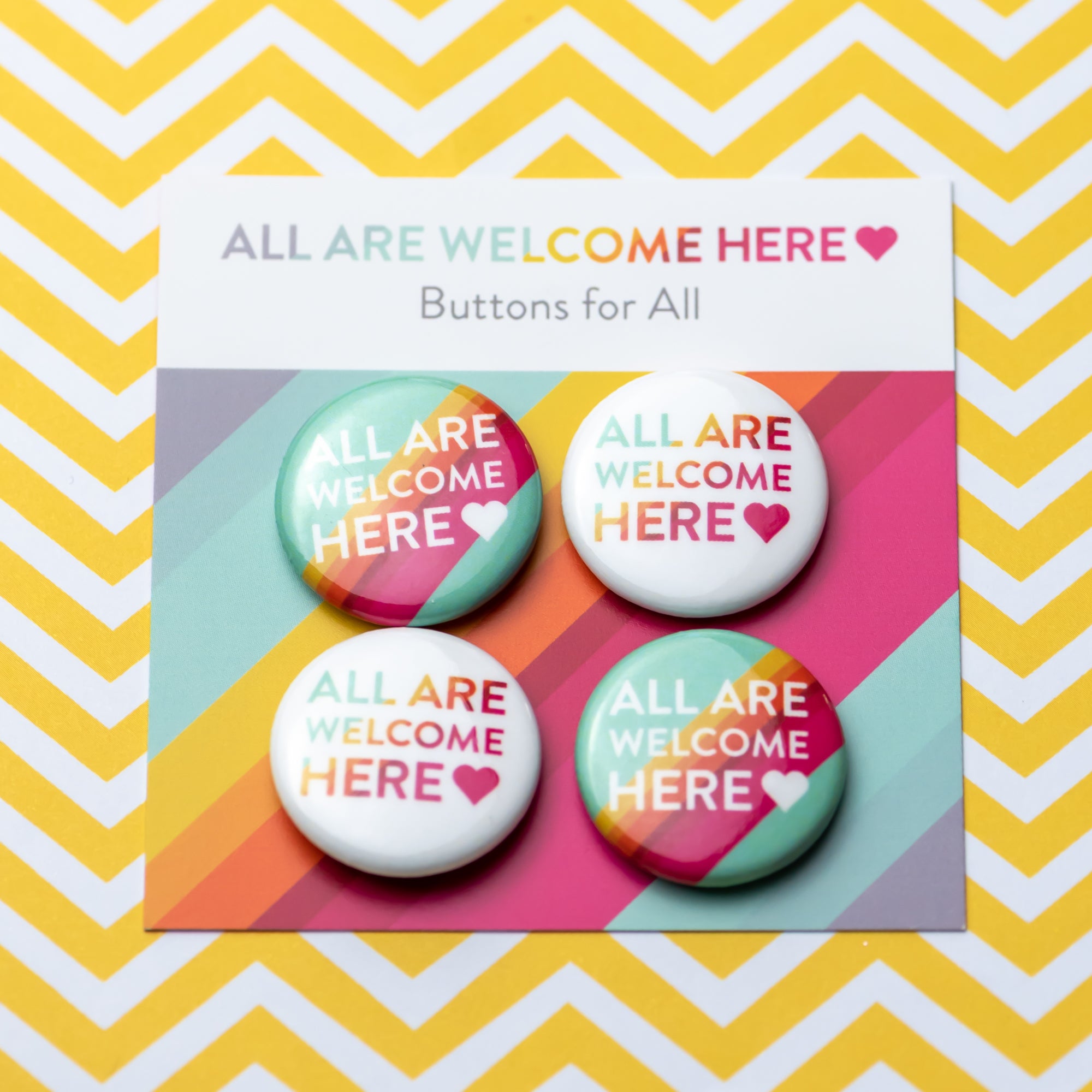 U.S. Button Pack – All Are Welcome Here