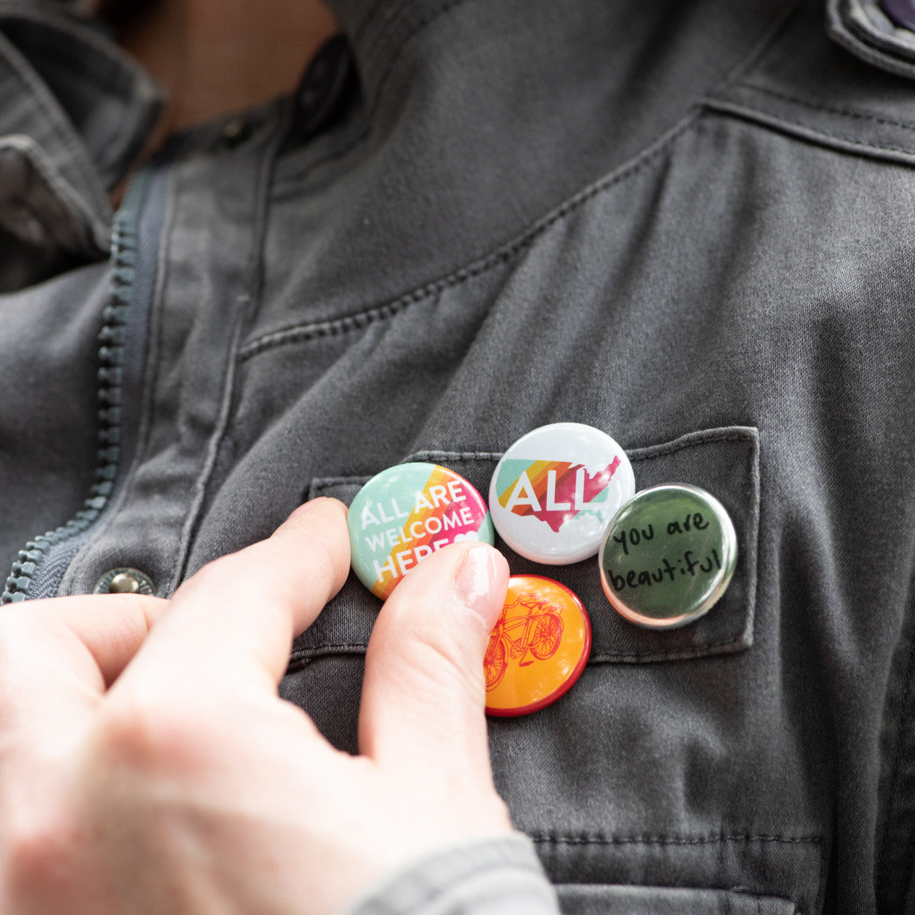 Pronoun Buttons in Bulk – All Are Welcome Here